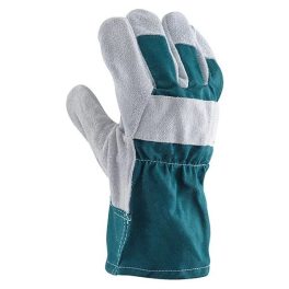   Rock Safety 1015N marhahasíték bőr kesztyű tenyérerősítéssel kék 9.5
