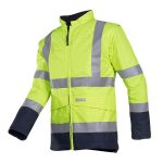 Sioen Oregon jól láthatósági lángálló és antisztatikus bomberdzseki 278 Hi-Vis sárga L