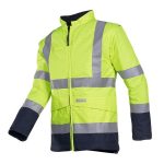 Sioen Oregon jól láthatósági lángálló és antisztatikus bomberdzseki 278 Hi-Vis sárga L