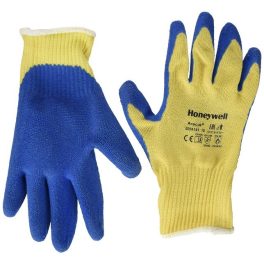 Honeywell Aracut Lat vágásálló kevlár kesztyű latex tenyérmártott kék/sárga 7