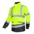 Sioen Malbro jól láthatósági bomberdzseki 065 Hi-Vis citromsárga/tengerészkék L