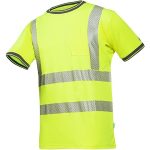 Sioen Rotella jól láthatósági rövid ujjú póló FY1 Hi-Vis citromsárga L