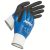 uvex Unilite 7710F NBR csuklóig mártott szerelő kesztyű fekete/kék 11