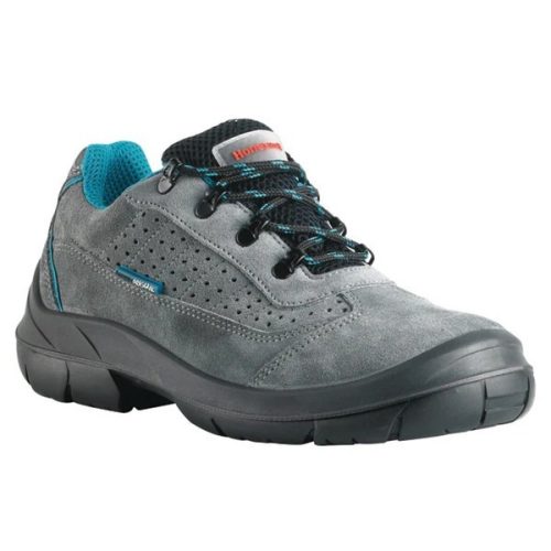 Honeywell Bacou Acanto 6246107 S1P SRC velúrbőr félcipő fémmentes kapli szürke 45