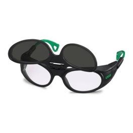 uvex Infradur Plus hegesztő szemüveg víztiszta PC lencse fekete/zöld