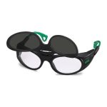 uvex Infradur Plus hegesztő szemüveg víztiszta PC lencse fekete/zöld