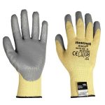 Honeywell Aracut NIT vágásálló para-aramid kesztyű nitril tenyérmártással 9