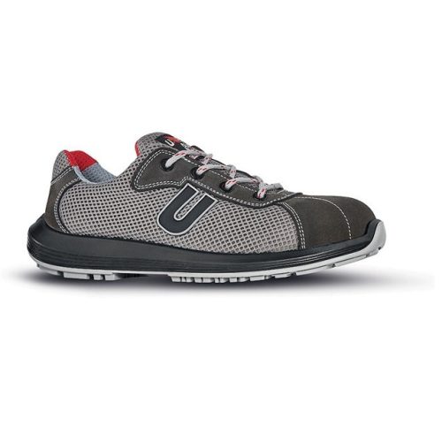 U-Power Coal S1P SRC hálós velúr félcipő kompozit kapli 46