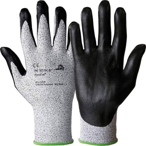 KCL 521 PuroCut nitrilhab tenyérmártott vágásálló kesztyű 12